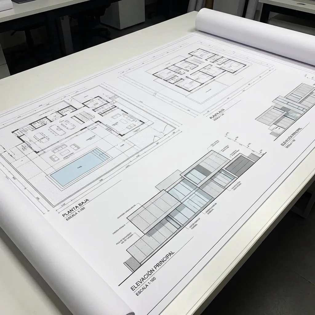 Plano arquitectónico profesional - Contacto Argo 2.0